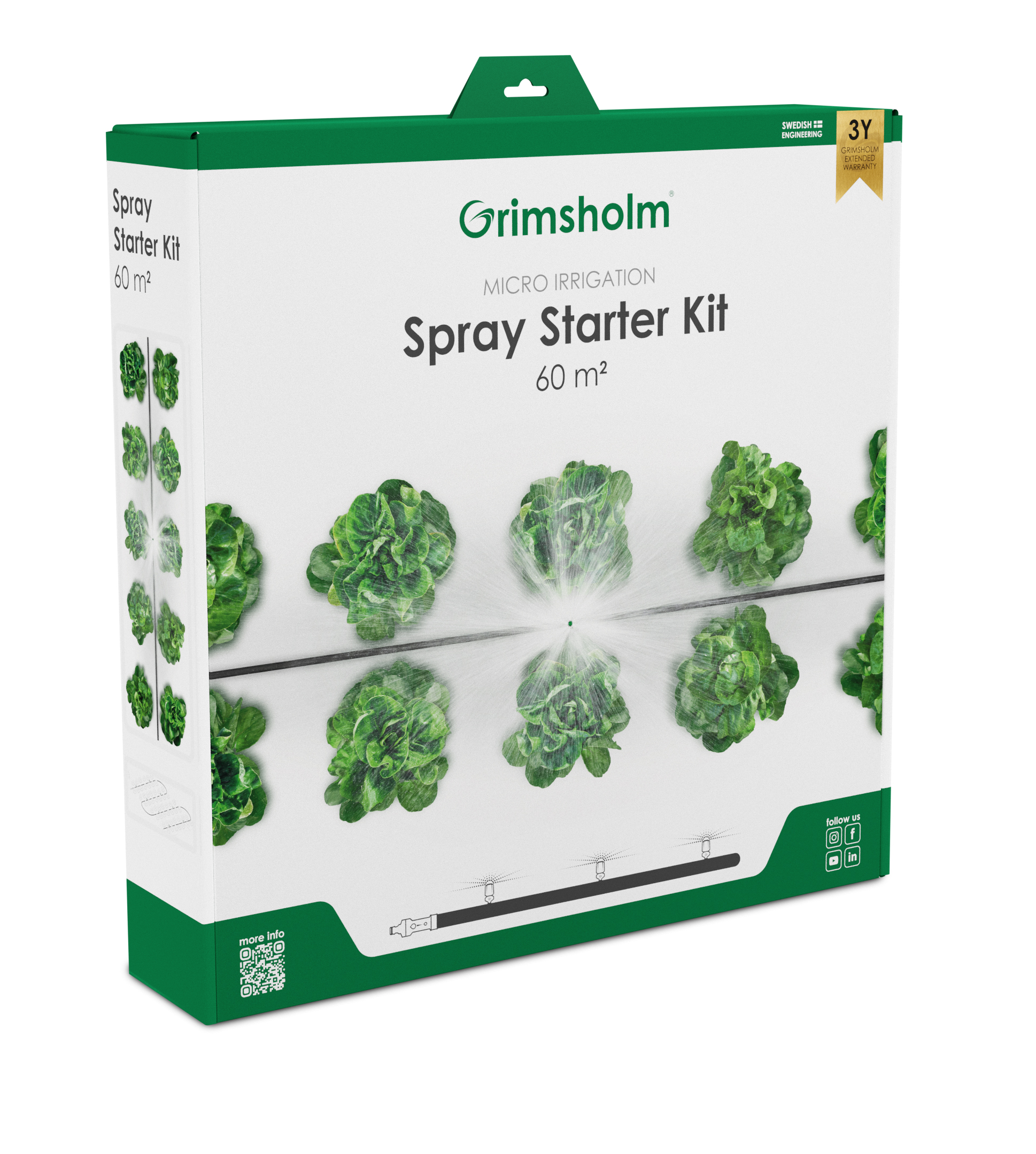 Startkit spraybevattning - Spray (60 m²)