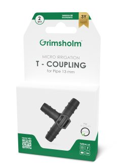 T-koppling 13 mm (1/2"), 2 pack
